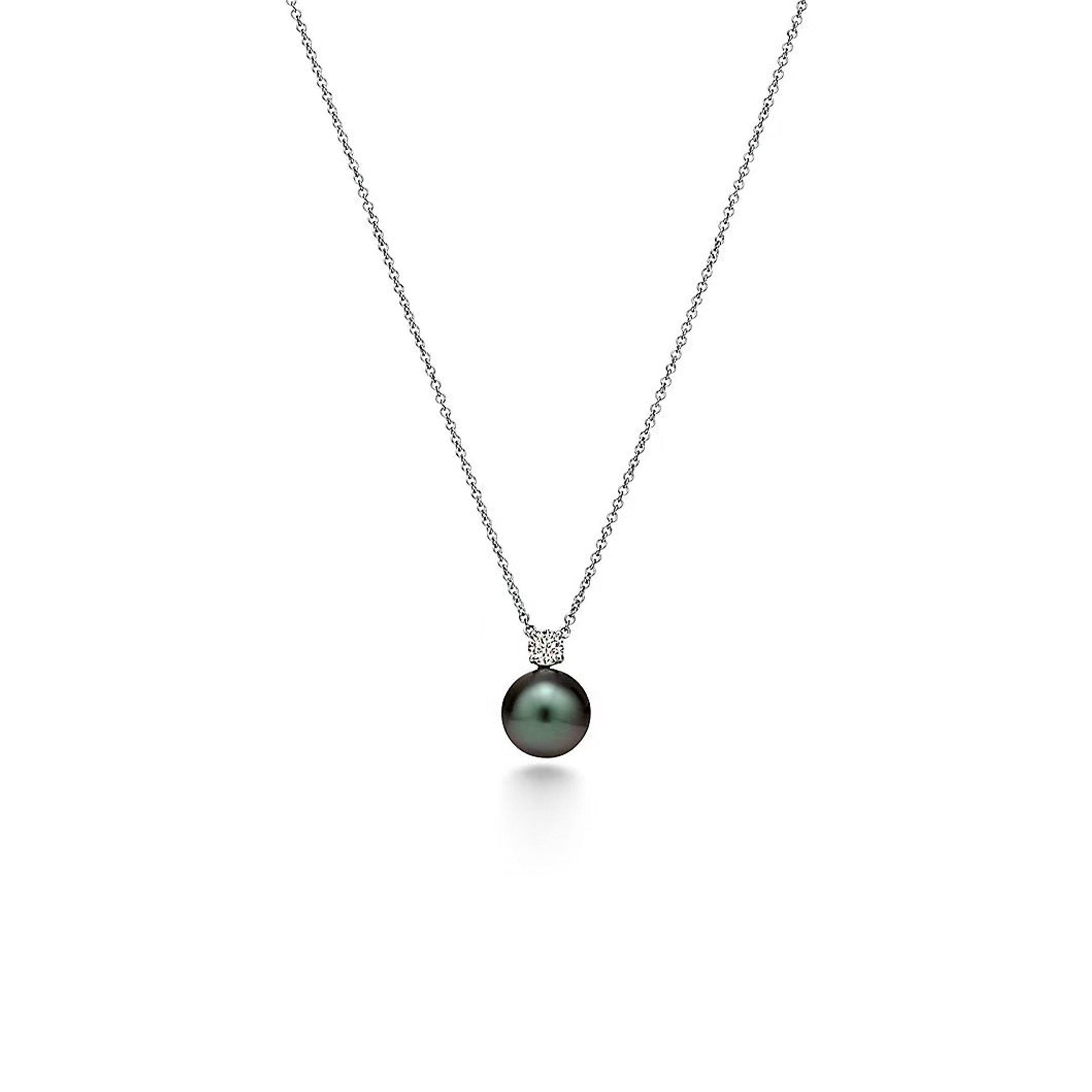 TIFFANY & CO. TIFFANY 1837 ROUND PENDANT NECKLACE